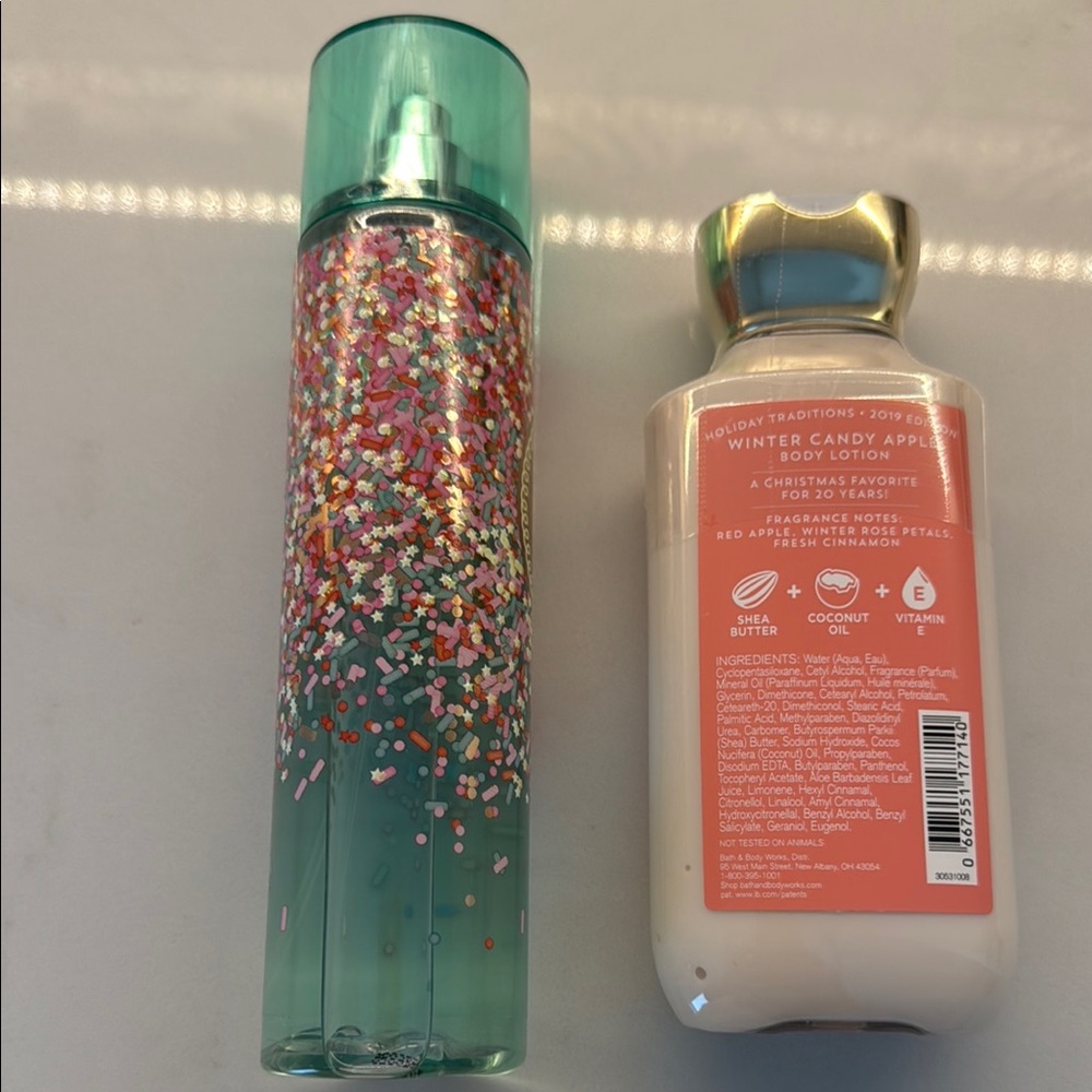 NWT Bath & Body Winter Candy Apple Body Lotion and Body Spray - Picture 4 of 6
